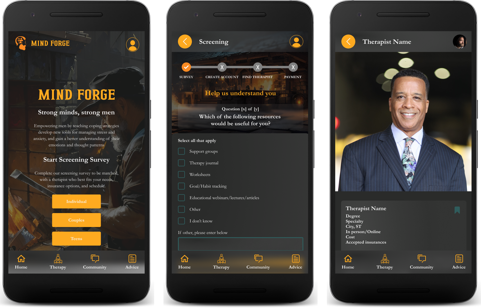Mind Forge Intro Images