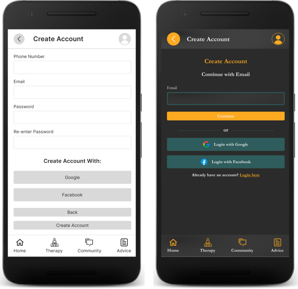 Sign Up Page